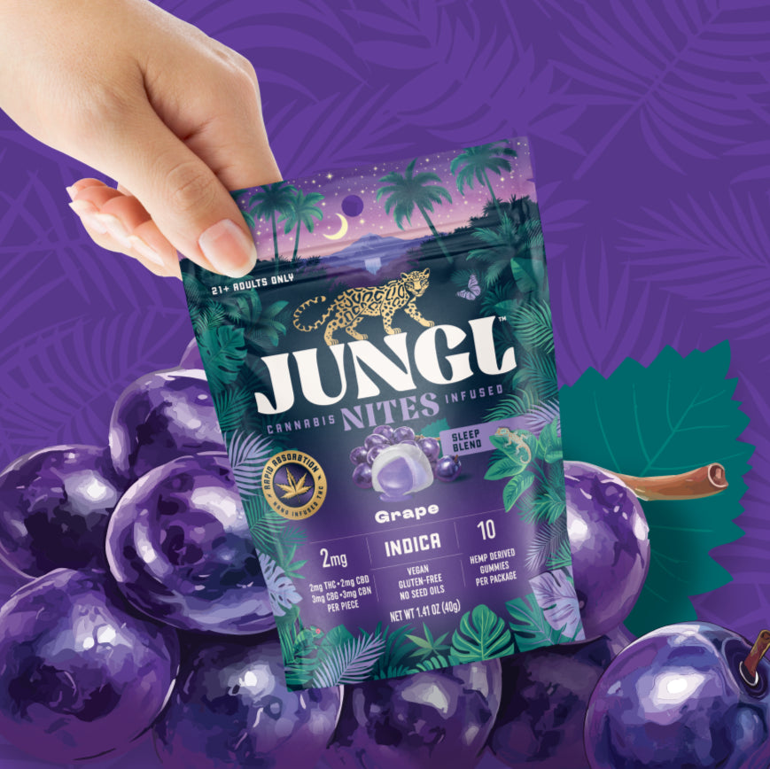 JUNGL Grape Sleep Gummies