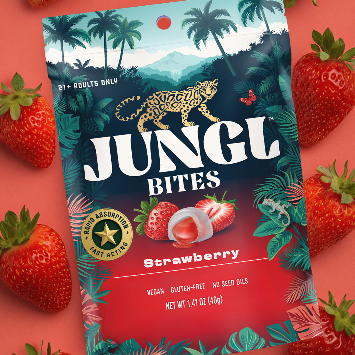 JUNGL Strawberry bites